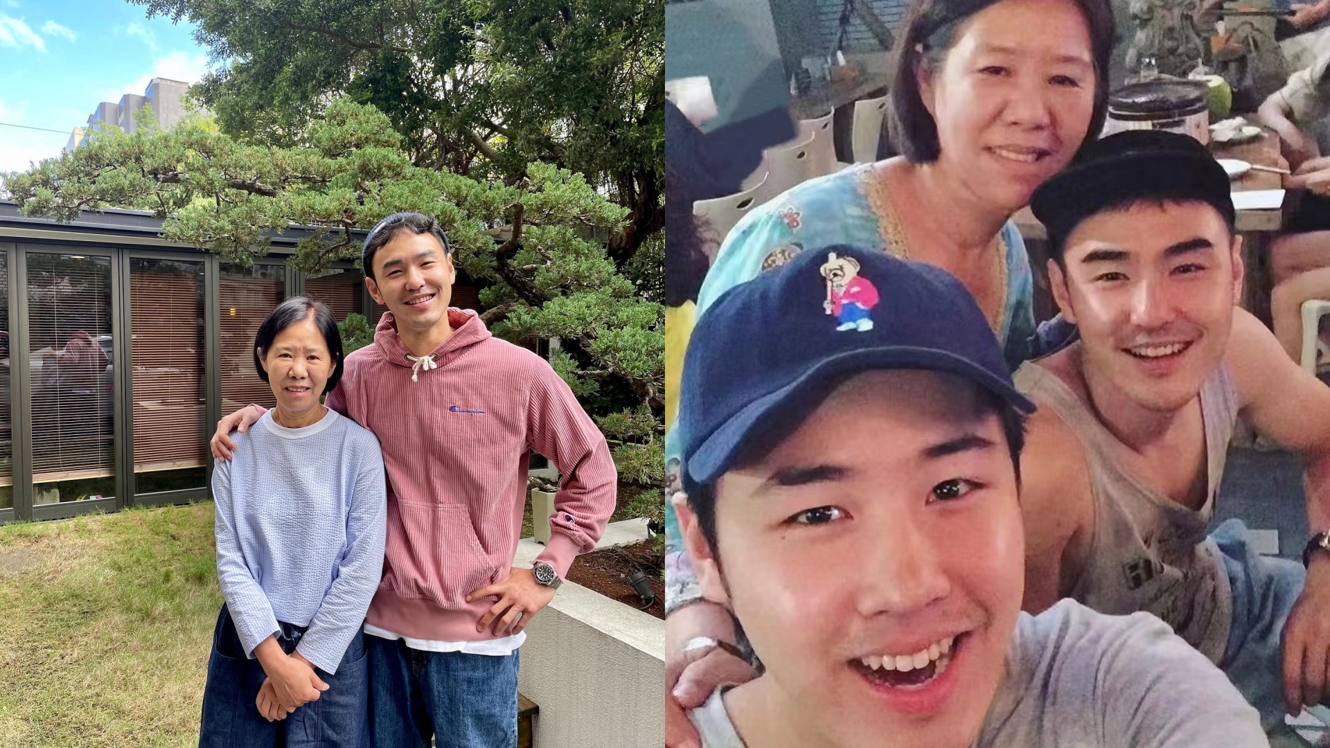 阮經天與母親、弟弟感情很好，時常在IG上貼出相聚照片。圖/取自阮經天IG