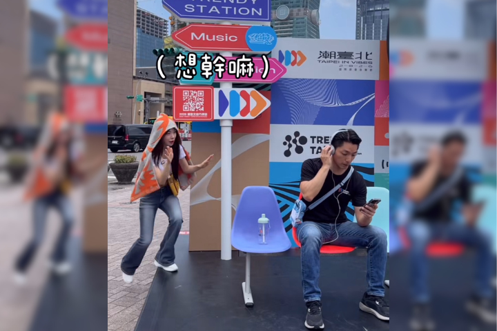 中職味全龍啦啦隊韓籍成員李多慧17日在社群發布與台北市蔣萬安合體拍攝的國際都會音樂節廣告，竟慘遭大批綠營支持者出征。圖/取自李多慧IG