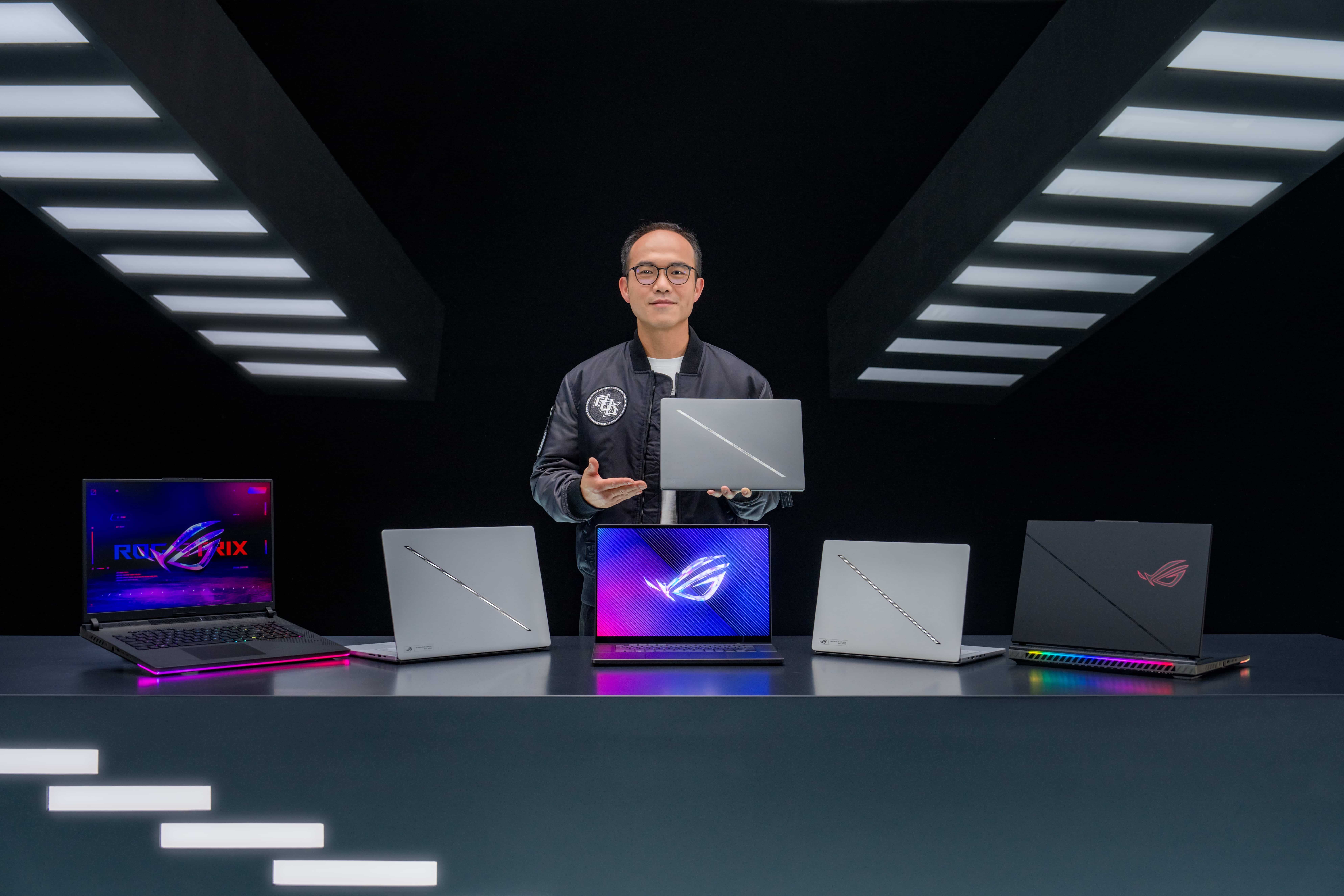 電競領導品牌ROG玩家共和國舉行CES 2024 ROG《For Those Who Dare  Transcendence》線上發表會。圖/華碩提供