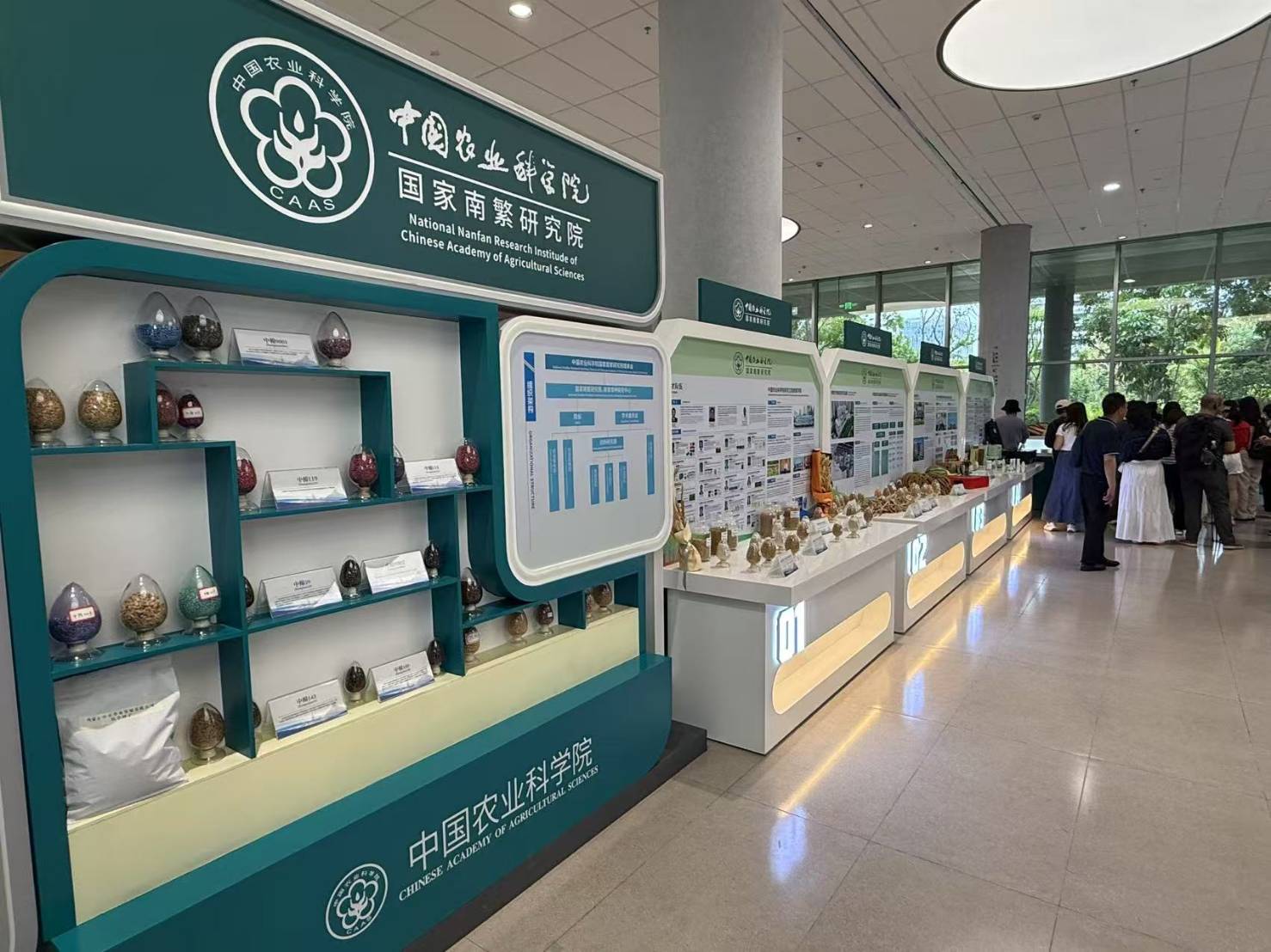 南繁研究院展示場域。圖／記者張蔭泉攝