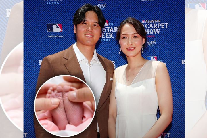 大谷翔平在小女兒誕生之後，美職大聯盟也為他做了慶祝海報。圖/取自MLB IG