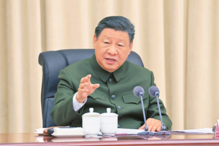 中共建軍99周年前夕，大陸國家主席習近平再強調備戰、反腐，以及建設先進軍隊體系。圖/取自新華社