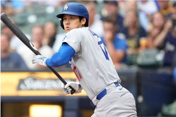 洛杉磯道奇8日作客密爾瓦基釀酒人，大谷翔平睽違9場再度單場雙安，並跑回全隊唯一分數。圖/取自mlbjapan IG