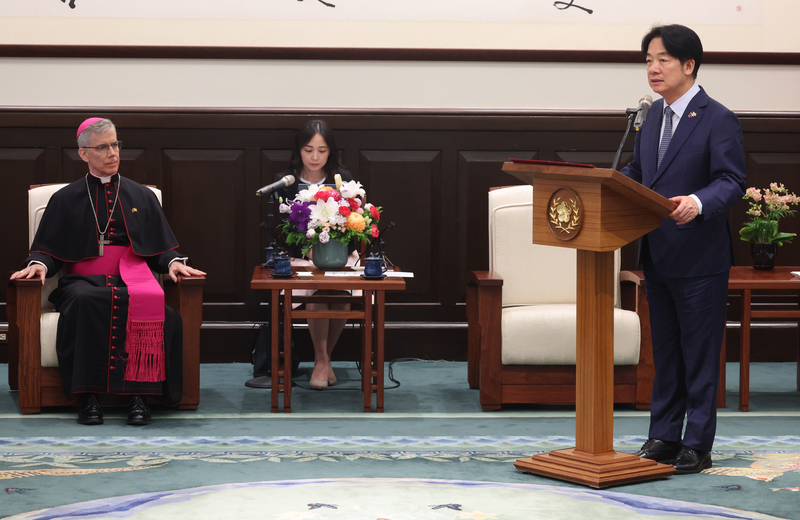 總統賴清德520講話提到中華民國與中華人民共和國互不隸屬，對兩岸關係極其不利。圖／中央社