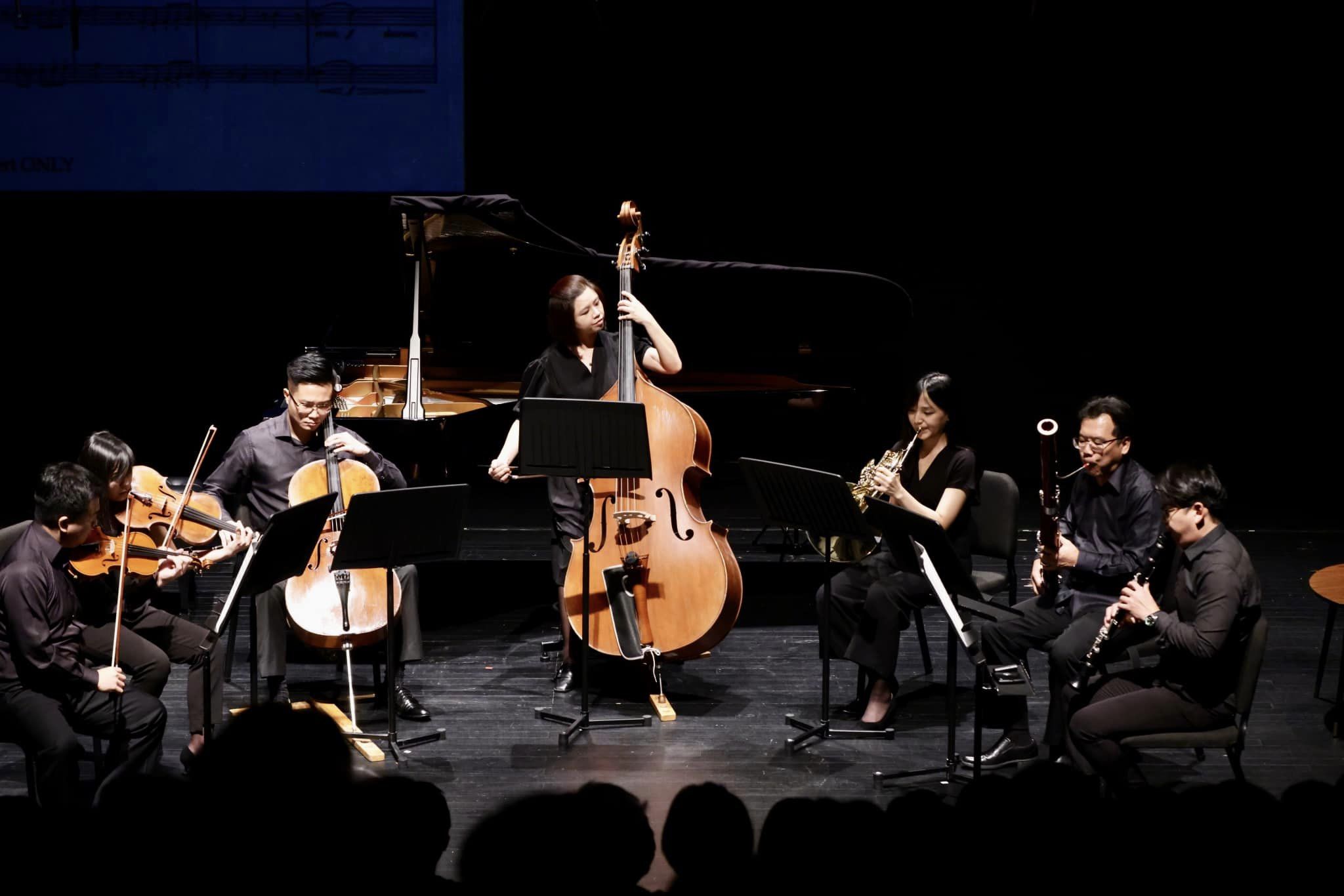 楊照與國台交推出講座音樂會系列。（圖為2023年8月6日「NTSO你所不知道的貝多芬—七重奏及三重奏改編版」講座音樂會系列），國台交提供。