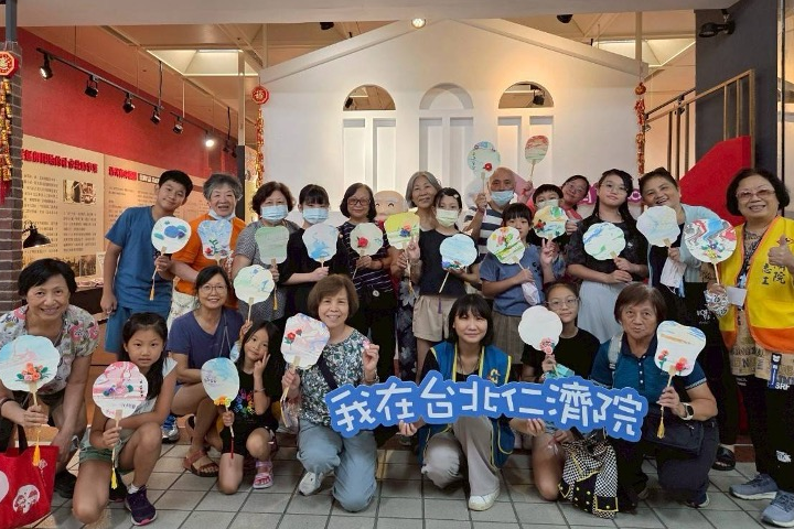 仁濟院用心為祖孫打造專屬的暑假回憶。圖／台北仁濟院 提供