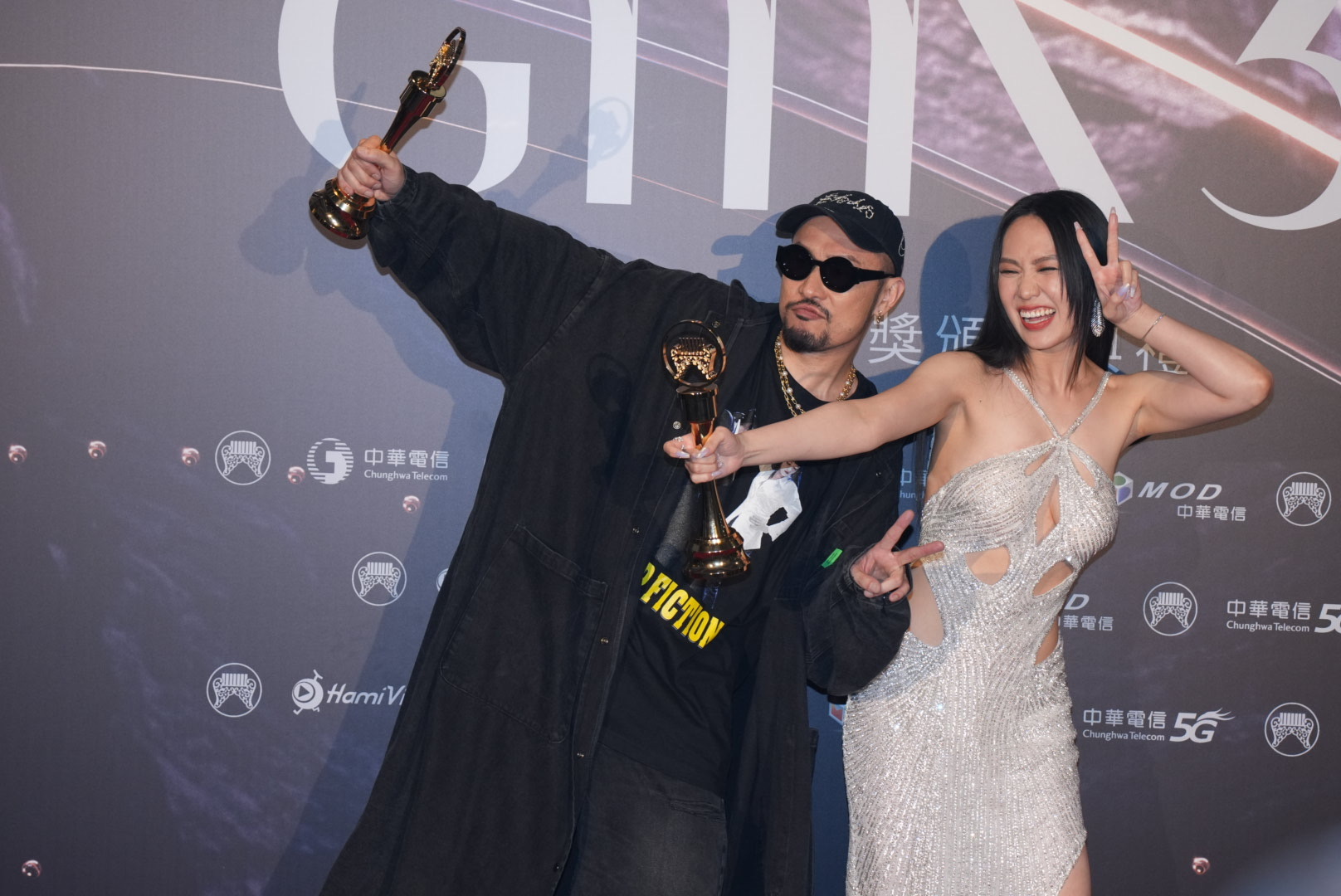 熱狗、孫盛希拿下金曲35的華語歌王、歌后。圖/陳思豪攝影