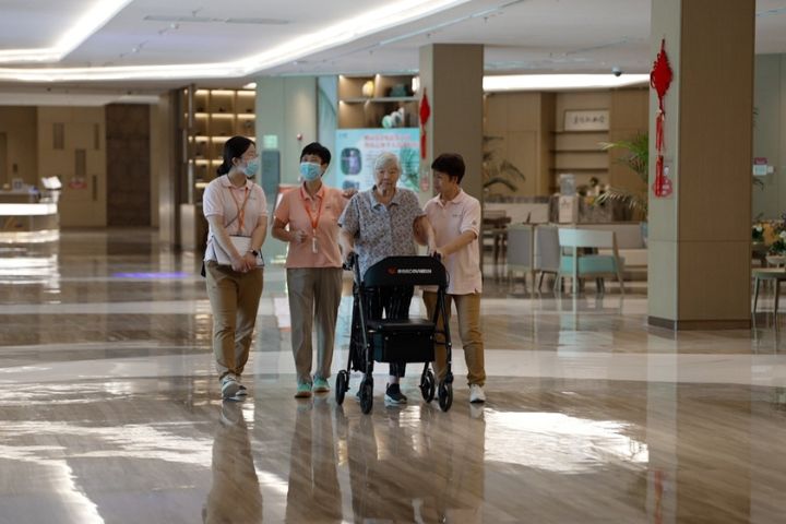 香港長者北上廣東、深圳擁有高品質的社區養老。圖/取自香港中通社 