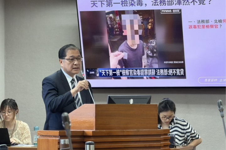 北檢劉姓檢察官涉施用毒品案，法務部長鄭銘謙表示，自己直到10月15日才獲知此事。圖/中央社
