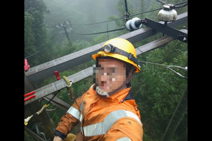 台電員工李元瀚意外遭電擊命危，家屬決定放棄救治同意器捐。圖/取自李元瀚Threads