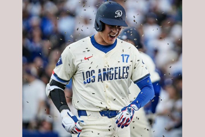大谷只花了944場就達成「250轟+150盜」，超越紐約洋基傳奇球星「A-Rod」。圖/取自道奇 IG