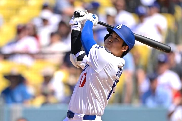 大谷翔平獲選國聯先發指定打擊，在球迷票選獲得396萬票，是國聯人氣王。圖/取自newbalancebaseball IG