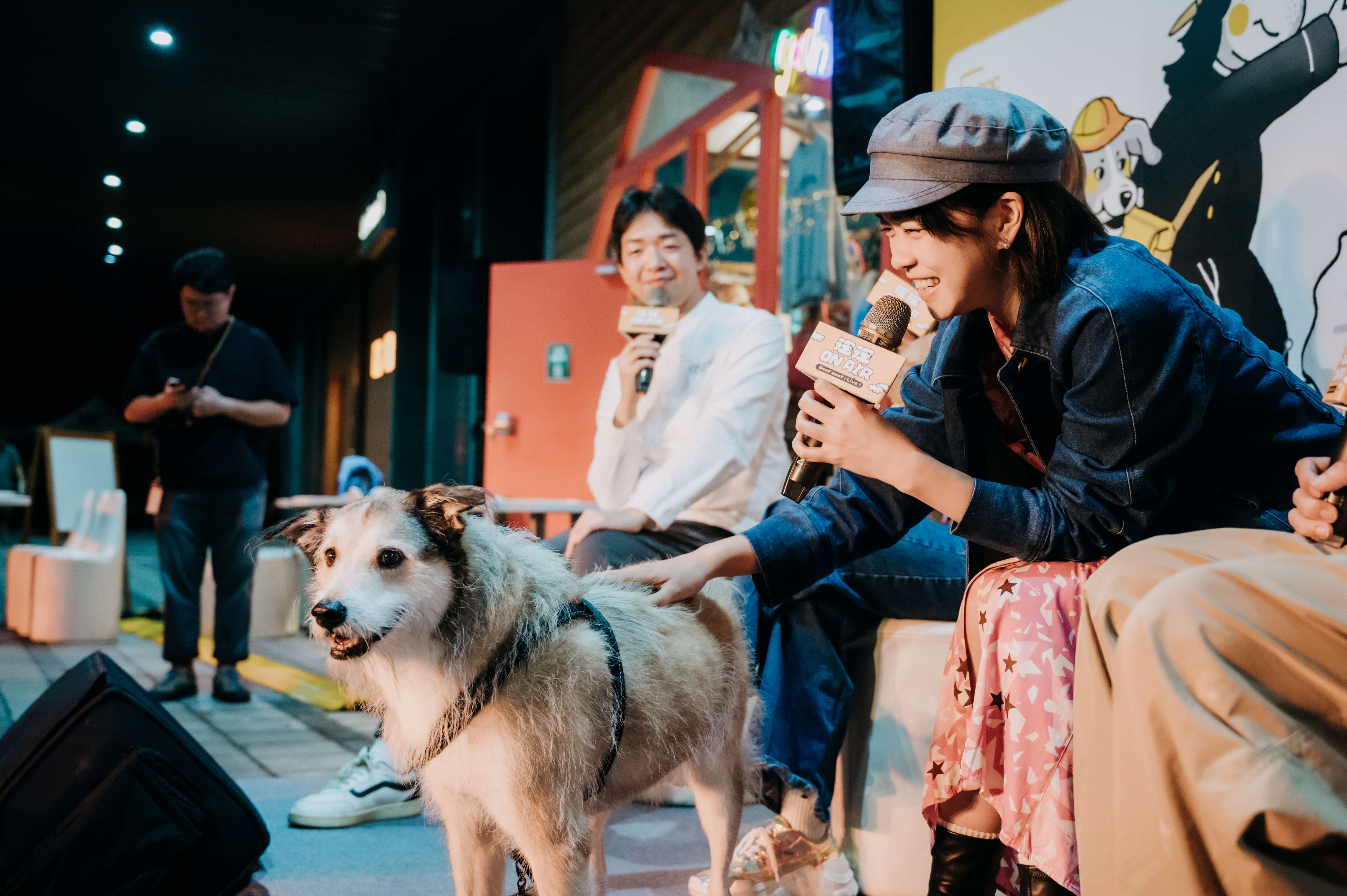 大霈分享與寵物波波在花蓮河堤相遇的感人過程。圖/台北流行音樂中心提供