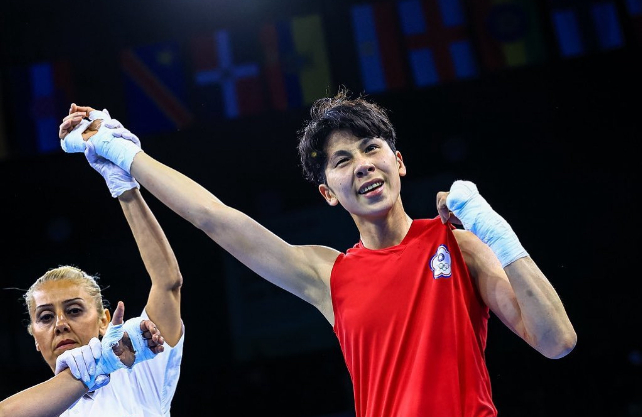 中華女子拳擊代表隊選手林郁婷（左），在今年的巴黎奧運至少有一面銀牌進袋。 圖／取自林郁婷lG