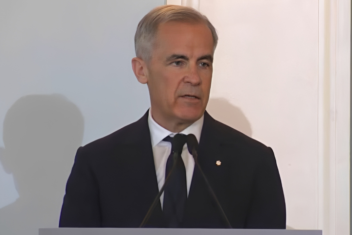 加拿大總理卡尼（Mark Carney）呼籲大陸加快推動人民幣國際角色。圖/翻攝自cpac YouTube頻道