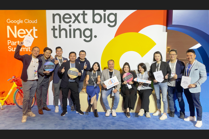 CloudMile 萬里雲勇奪 2024 Google Cloud 年度最佳合作夥伴獎，服務影響力備受矚目。圖/CloudMile 萬里雲提供