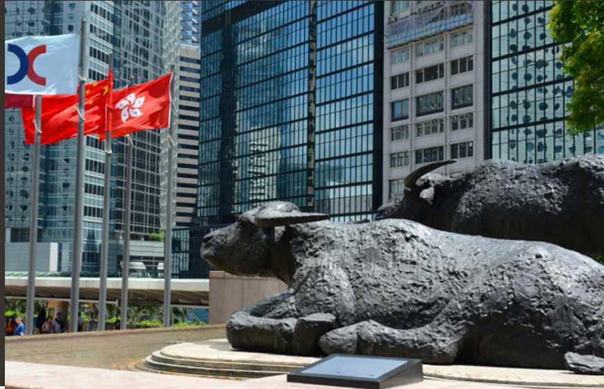 中美對抗激化，大批陸企為打開國際融資管道，紛紛選擇在香港上市，使香港再次成為全球最大IPO中心。圖/取自香港交易所