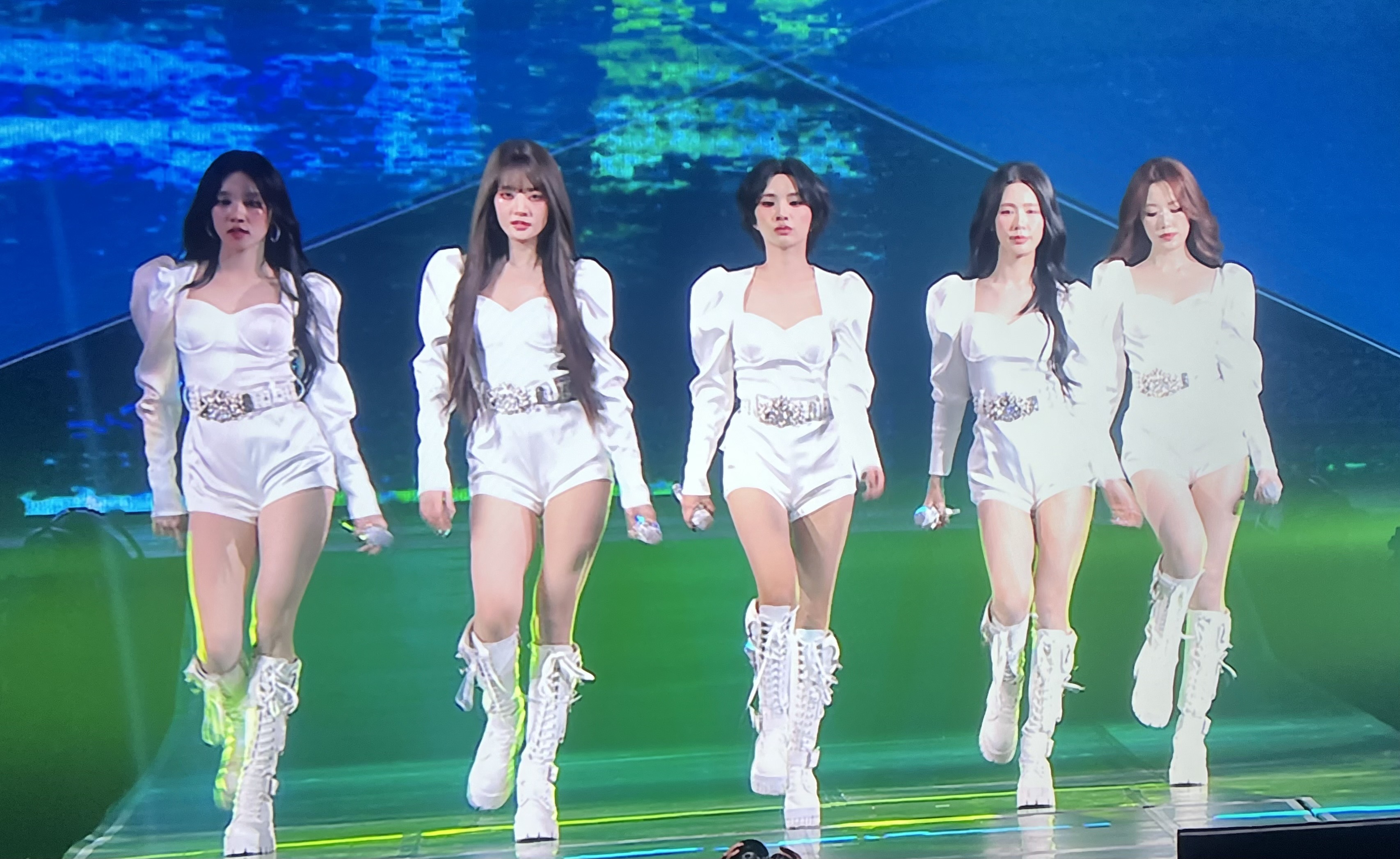 韓國人氣女團(G)I-DLE舉辦《2024 (G)I-DLE WORLD TOUR [iDOL] 》巡迴演唱會，昨（4）日起將在台北小巨蛋連唱3天。圖/讀者提供