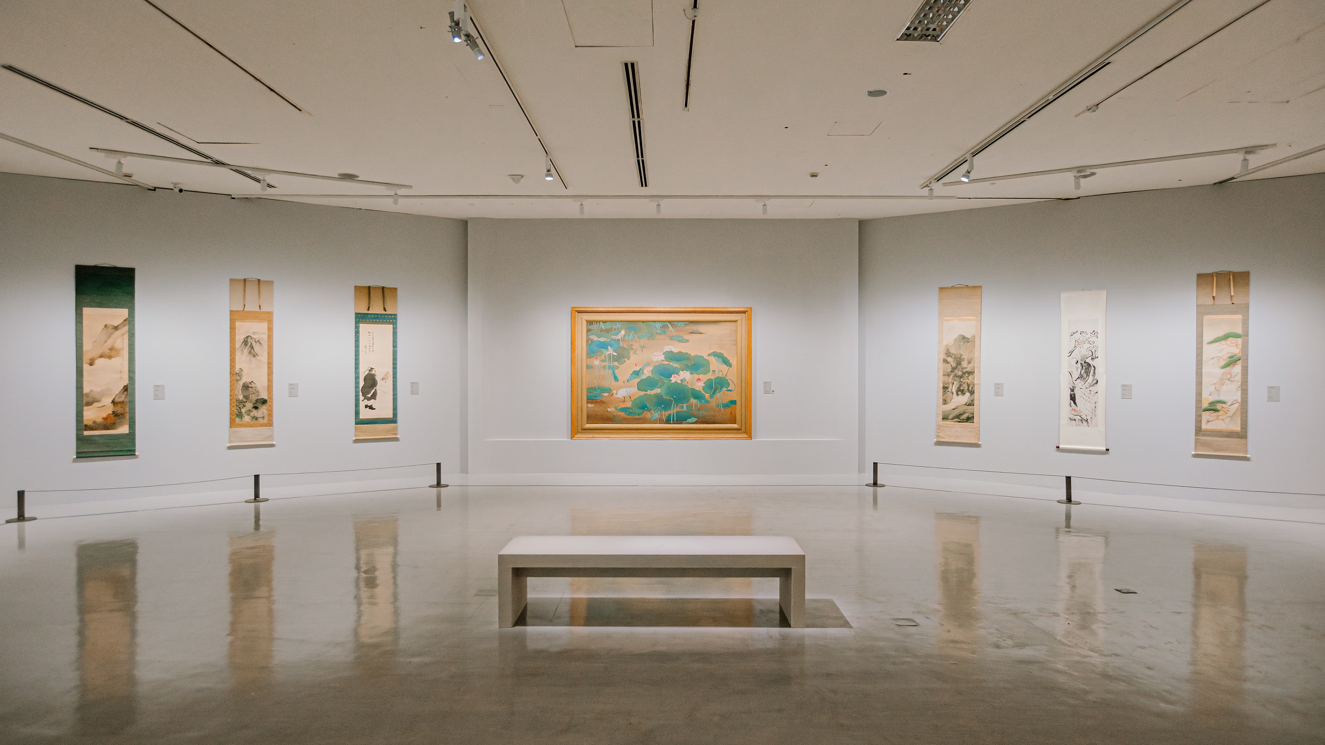 國美館518國際博物館日，主題導覽「藝術創作中的植物表現」，將從不同角度賞析「匯流溯源」特展展出作品。圖/國美館提供
