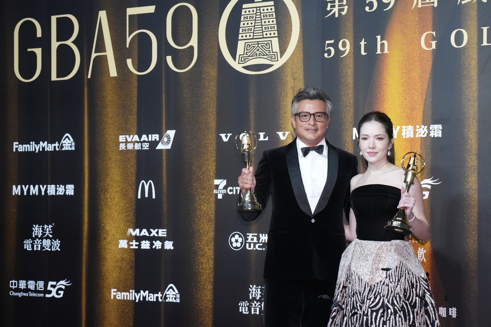 李銘順、許瑋甯雙雙奪下迷你劇集男、女主角獎。圖/陳思豪、梁鴻欣攝