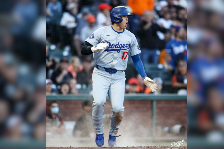 大谷翔平打擊熄火5打數全摃龜，還慘吞3次三振，賽後打擊率下滑至0.316。圖/取自道奇IG