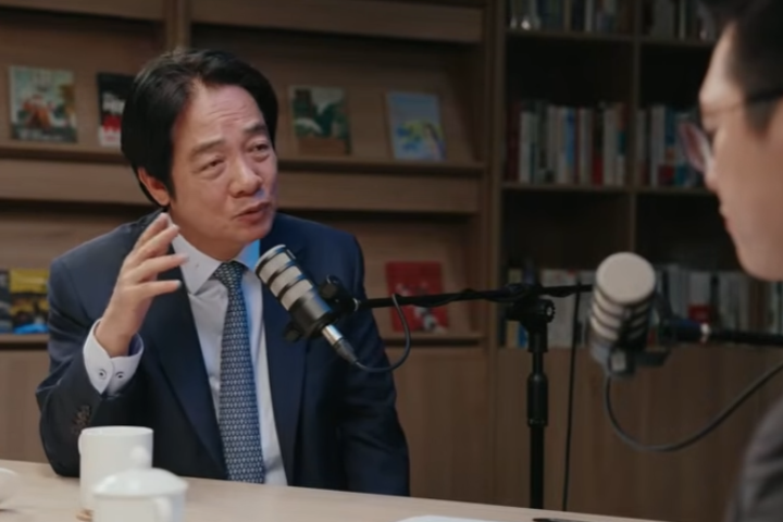 總統賴清德16日接受財經網紅游庭皓《游庭皓的財經皓角》專訪。圖/取自游庭皓的財經皓角YT頻道