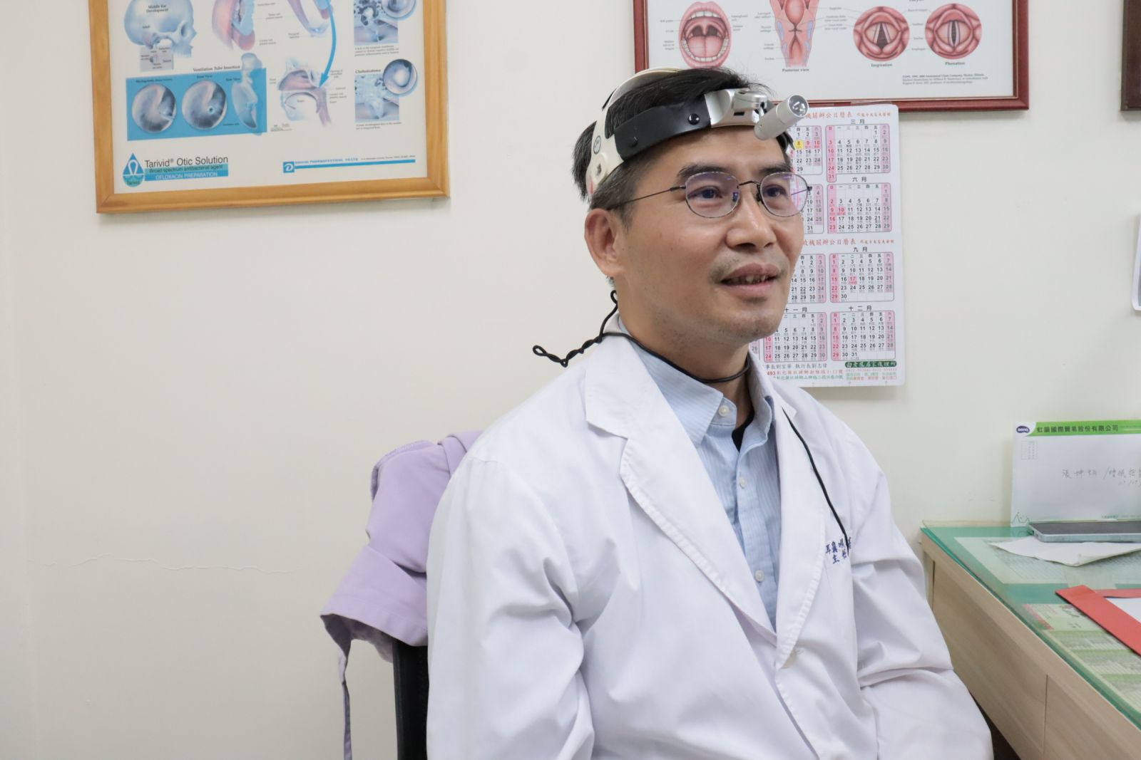 耳鼻喉科許嘉方主任表示，口腔癌患者大多集中在40至70歲之間，高達9成是檳榔人口。圖/衛福部彰化醫院提供