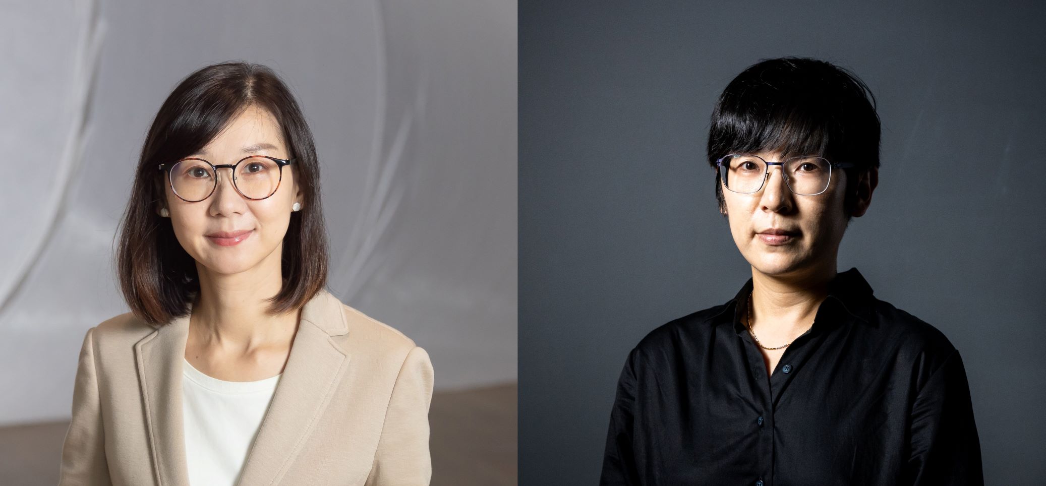 「芝加哥藝術博覽會—台灣策展人交流計畫」獲選策展人黃姍姍（左）及莊偉慈（右）。圖/黃姍姍、莊偉慈提供