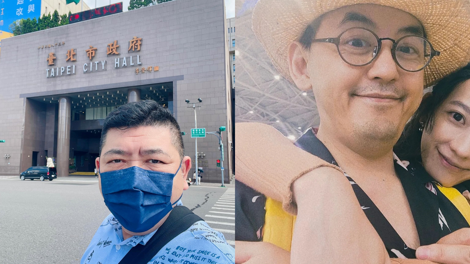 黃子佼、NONO今被起訴。圖/取自NONO、孟耿如臉書