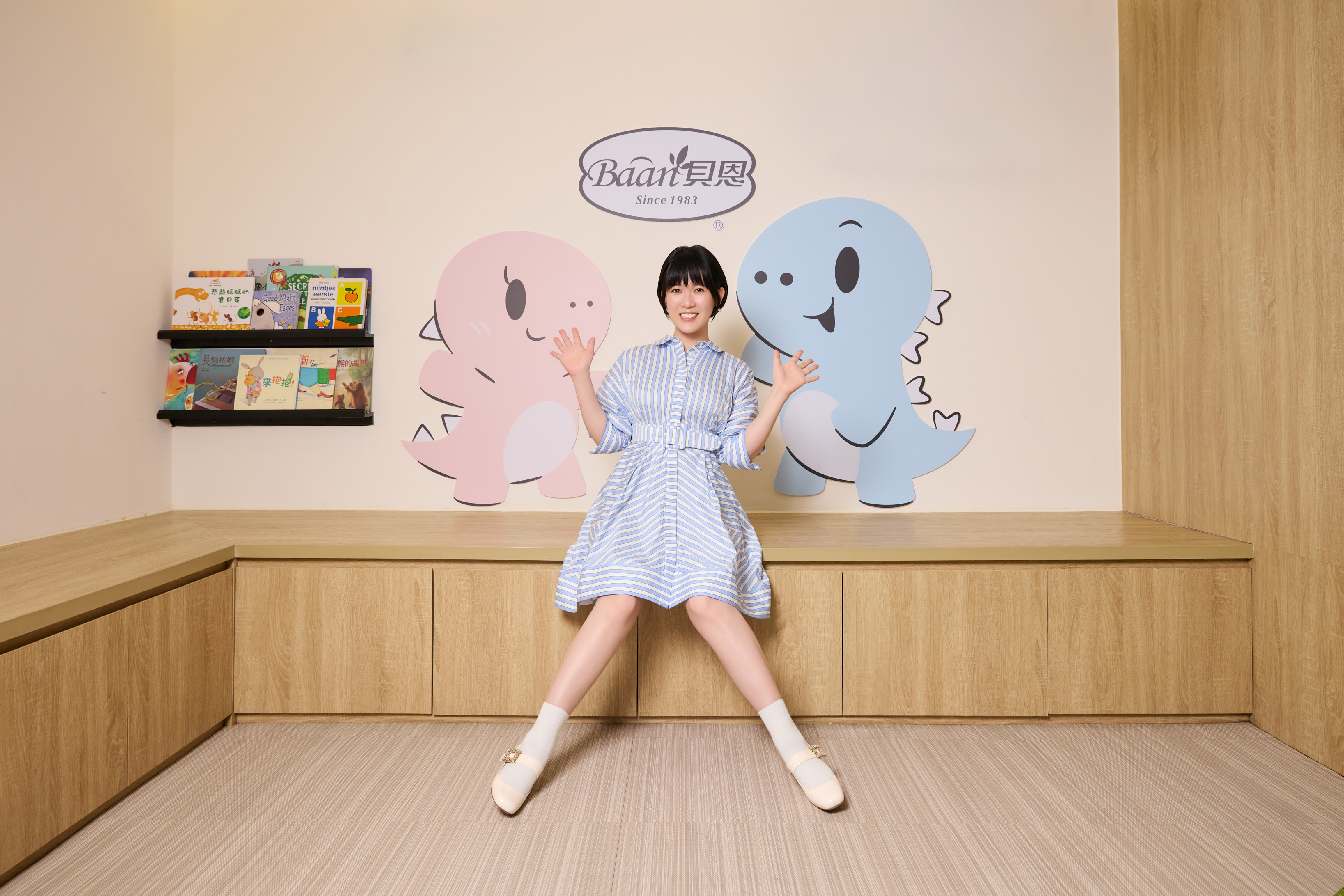 3月剛生下寶貝兒子「小太陽」的女星孫可芳，產後兩個月已經剷肉15公斤。圖/Baan提供