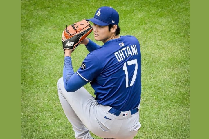 大谷翔平11日進行第2次手肘韌帶手術後第3次實戰打擊練投，資料照。圖/取自道奇 IG