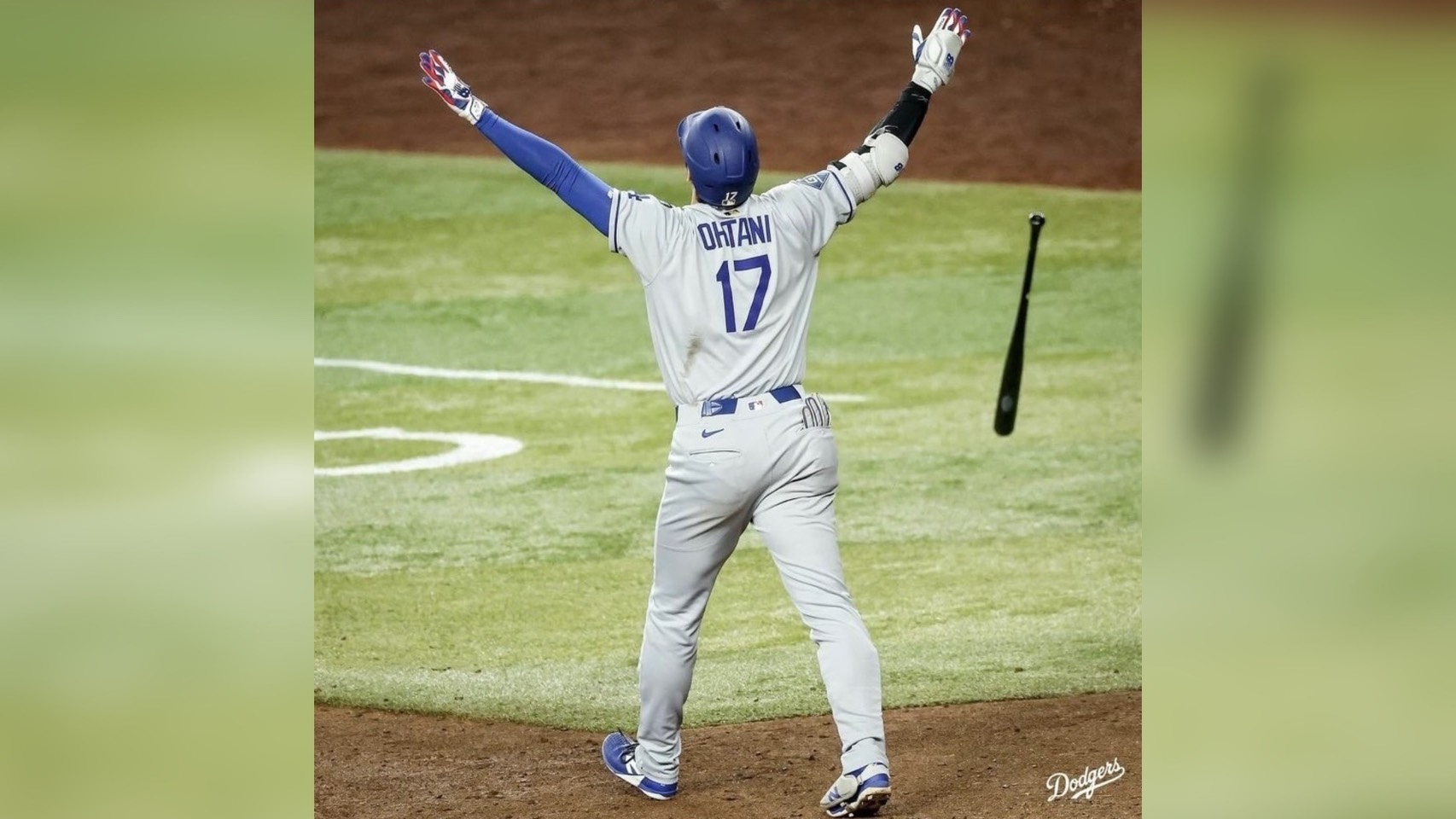 ​​​​​​​大谷翔平今天（10日）轟出致勝3分砲，這也是大谷翔平今年球季的第12支全壘打，暫居大聯盟全壘打王。圖/取自道奇IG