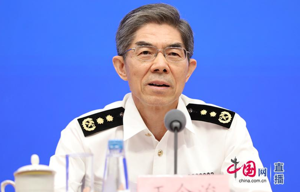 大陸海關總署副署長王令浚14日透露，受關稅戰影響，上半年，大陸對美國進出口總值2.08兆元人民幣，年減9.3%。圖/取自中國網