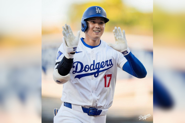 大谷翔平今年球季第25支全壘打出爐。 圖/取自Dodgers IG
