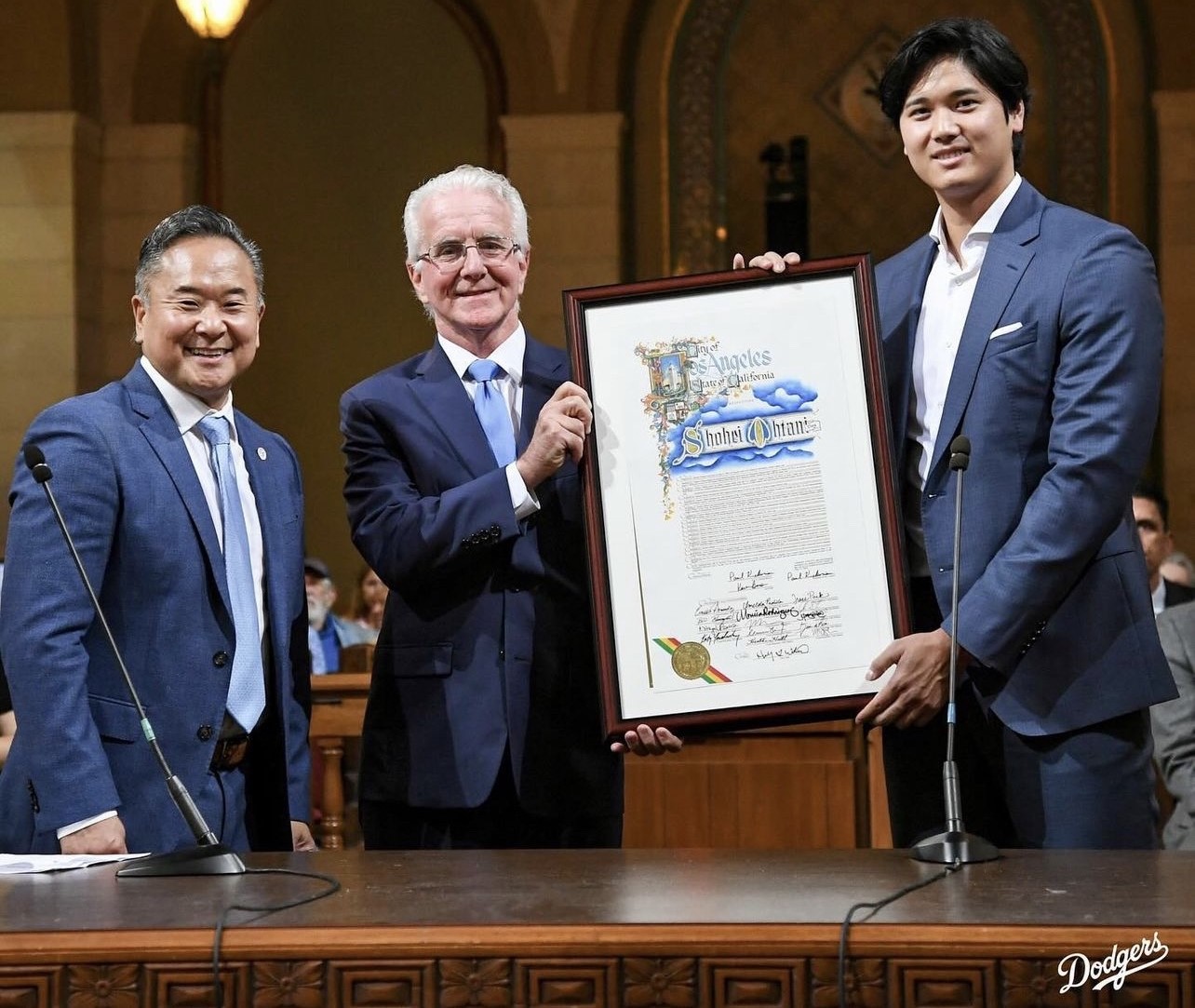 洛杉磯將5月17日訂為「大谷翔平日」。圖/取自大谷翔平IG